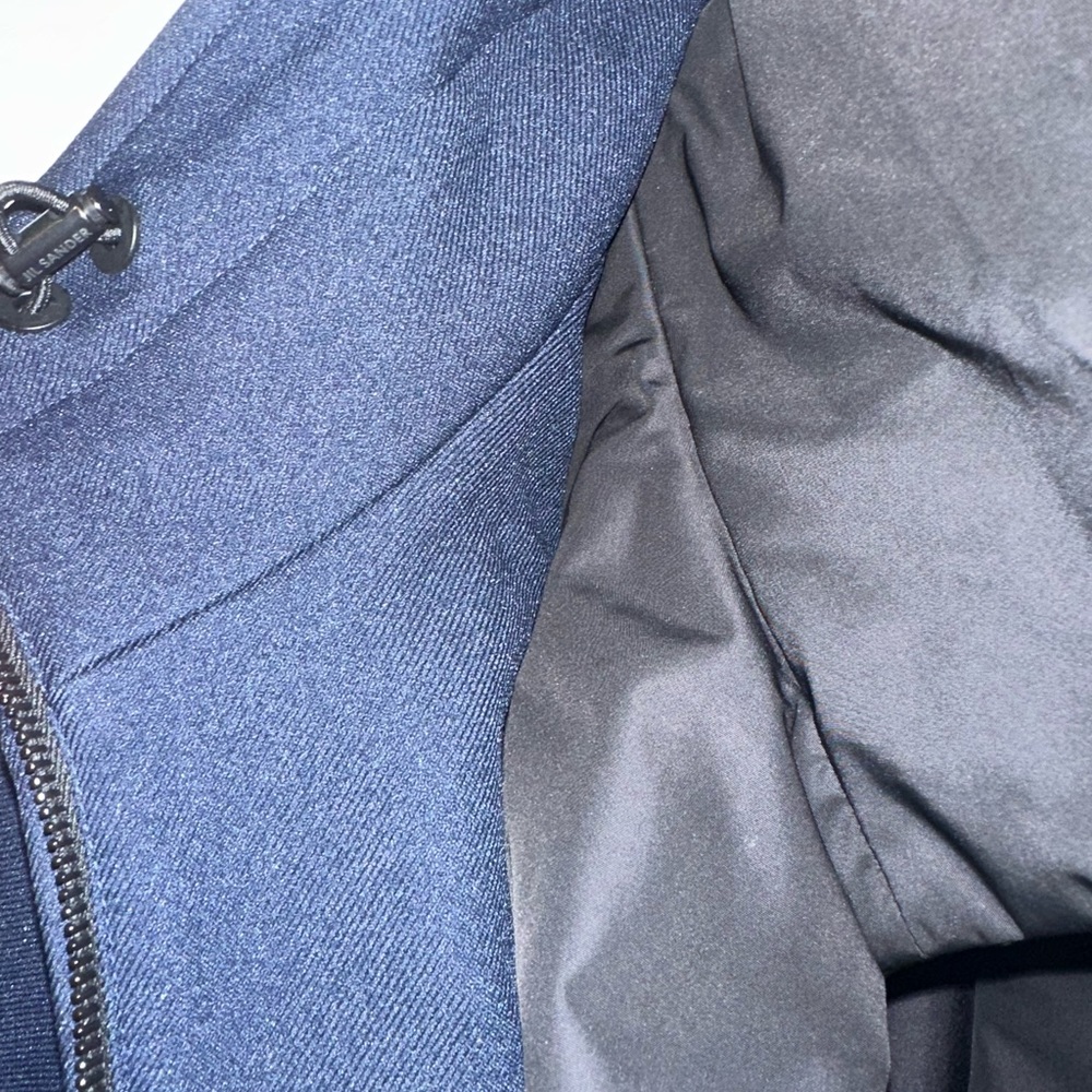 Jil Sander winter coat - size 48, Color: Med Blue - Picture 12 of 16
